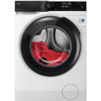 AEG LFR73844VE Elöltöltős mosógép A,8 kg,Normál mélység,1400 ford/perc,72 dB,Inverter motorral,Gőzfunkcióval kép