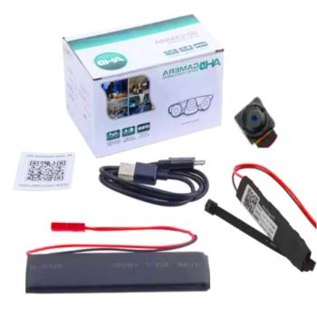 AHD akkumulátoros 1080P Wifis extra mini kamera – helyezd el bárhová, garantáltan nem veszi észre senki (BBV) kép
