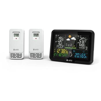 Airbi DUO Color - 2 vezeték nélküli érzékelővel és színes kijelzővel kép