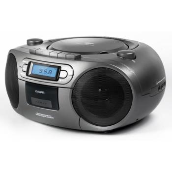 Aiwa RC-250GY hordozható retro boombox CD/MP3/USB/kazetta/Bluetoo... kép