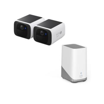 ANKER EUFY Kamera, SoloCam S220 + HomeBase 3, 2K, Beépített Napelem, AI arcfelismerés, WiFi-s, kültéri – E8134328 kép