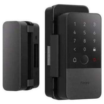 AQARA Smart Glass Door Lock U500 (DL-D20D), fekete kép
