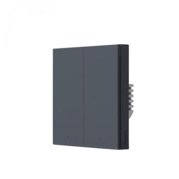 AQARA Smart Wall Switch H1 (With Neutral, Double Rocker), szürke kép