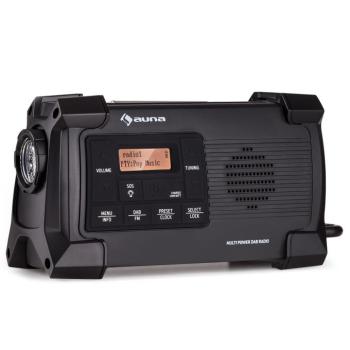 Auna Patagonia DAB+ Kültéri rádió DAB / DAB+ / FM Töltés USB hajtókarral SOS Riasztó Vízálló kép