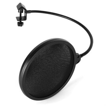 Auna Pro POP-1, pop filter, szél elleni védelem, fekete kép