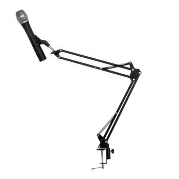 Auna Pro ST-1.2, fekete, mikrofon kar, tartó mechanikus rögzítéssel, 1,5 kg, 35 x 35 cm kép