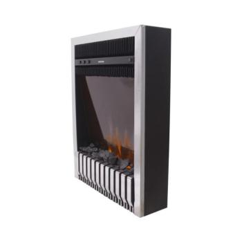 Beépített elektromos kandalló Gala silver, Art Flame, 577×447×161 mm, 2000 W, Termosztát, 5 lángfényességi szint, Időzítő kép