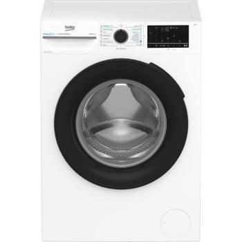 Beko BM3WFU410415WB Elöltöltős mosógép A,10 kg,Normál mélység,1400 ford/perc,75 dB,Inverter motorral,Gőzfunkcióval kép