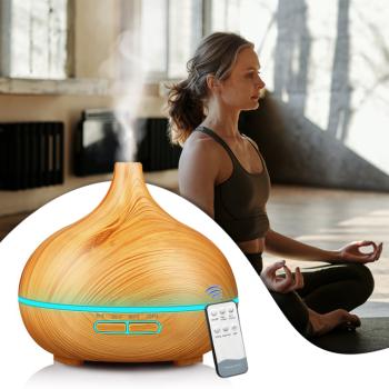 BIG1 Fahatású aromaterápiás párologtató / ultrahangos párásító 400ML (BBV) kép