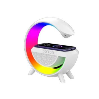 BLACKBIRD Bluetooth Hangszóró, vezeték nélküli telefontöltés, LED-es, Fehér kép