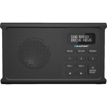 BLAUPUNKT DR3BK, DAB+, FM, RDS, RDS, Bluetooth, fekete