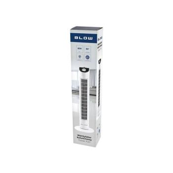 Blow oszlop ventilátor 80W -fehér