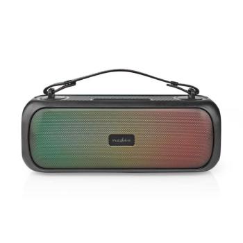Bluetooth® Party Boombox | 4.5 óra | 2.0 | 45 W | Media lejátszás: AUX / USB | IPX5 | Összekapcsolható | Hordozó fogantyú | Party fények | Fekete kép