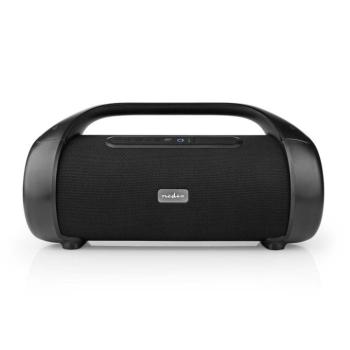 Bluetooth® Party Boombox | 9.5 óra | 2.1 | 120 W | Media lejátszás: AUX | IPX5 | Összekapcsolható | Hordozó fogantyú | Party fények | Fekete kép