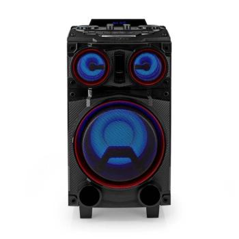 Bluetooth® party hangszóró | Maximális akkumulátor lejátszási idő: 6.5 óra | 120 W | Hordozó fogantyú | Party fények | Ekvalizer | Fekete kép