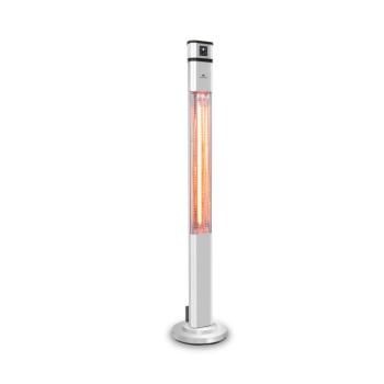 Blumfeldt Heat Guru, infravörös hősugárzó, 2000 W, 3 fűtési fokozat, távirányító, ezüst kép