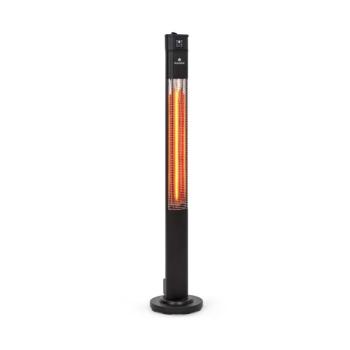 Blumfeldt Heat Guru, infravörös hősugárzó, 2000 W, 3 fűtési fokozat, távirányító, fekete kép