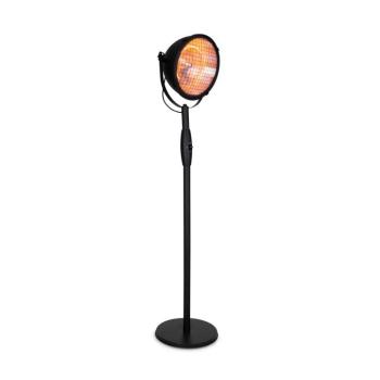 Blumfeldt Heatspot, terasz hősugárzó, 900/1200/2100 W, IR ComfortHeat, fekete kép