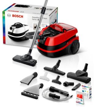 Bosch BWD421PET 2.5l 2100W Száraz és nedves takarítógép, piros-fekete kép