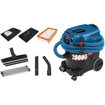 Bosch Professional 06019C3600 GAS 35 H AFC ipari porszívó, vezetékes + fúvókakészlet, gégecső