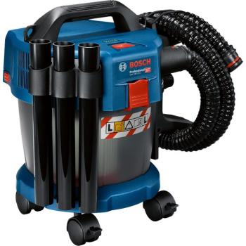 Bosch Professional 06019C6302 GAS 18V-10L akkus ipari porszívó + szívófej készlet, kerekek (akku nélkül) kép