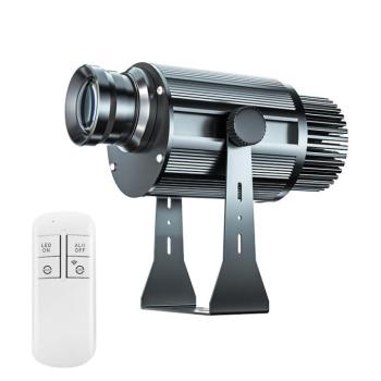 Céges-/Reklámlogó LED projektor, 25W-os LED izzóval, távirányítóval, fekete