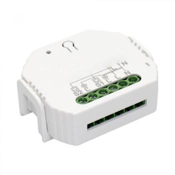 Chameleon CH-WZB-SW2-100 kapcsoló fali modul, vezeték nélküli, 2 fázisú, max. 10 A / áramkör, ZigBee 3.0, 18 x 47 x 52 mm kép