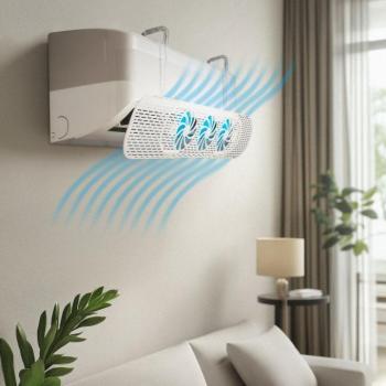 Design légterelő műanyag klímához - 55 - 88 cm kép
