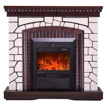 Elektromos kandalló Natali & Cristina, Art Flame, 1058×1100×300 mm, 2000 W, 2 fűtési fokozat, 5 lángfényességi szint, Időzítő kép