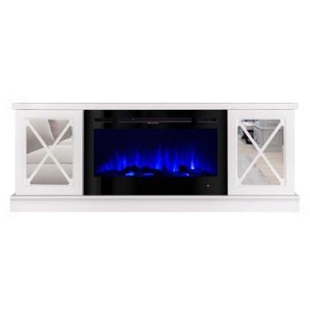 Elektromos kandalló Sorrento & Adeli , Art Flame, 685×1820×300 mm, 1500 W, 3 lángszín, 5 lángfényességi szint, Farönkök és kristályok kép