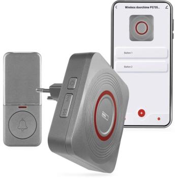 EMOS GoSmart P5735SS Otthoni vezeték nélküli csengő WiFi-vel kép