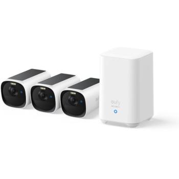 Eufy E40 (3 darabos készlet + HomeBase 2 egység) 2K fehér kép