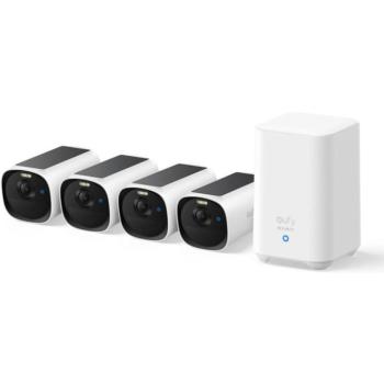 Eufy E40 (4 darabos készlet + HomeBase 2 egység) 2K fehér kép