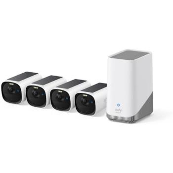 Eufy E40 (4 darabos készlet + HomeBase 3 egység) 2K fehér kép