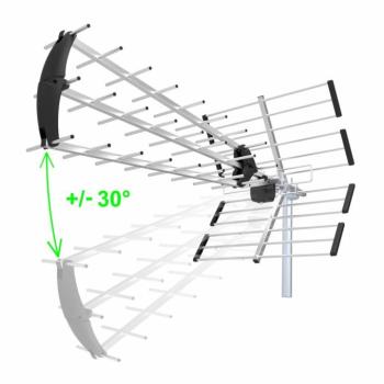 EVOLVEO Flexi 2, passzív kültéri DVB-T2 antenna, LTE/4G/5G szűrővel kép