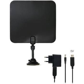 EVOLVEO Xany 2C LTE 230/5V, aktív szobaantenna FM/DAB+/DVB-T/T2, LTE szűrővel kép