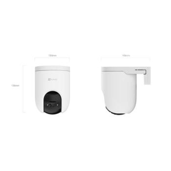 EZVIZ H8c 3K, 5 MP kültéri kamera, 360° lefedettség, színes éjszakai látás, automatikus zoom követés, alakérzékelés kép