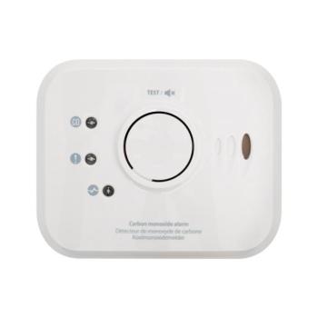 FireAngel NM-CO-10X-INT szén-monoxid vészjelző, beépített, nem cserélhető lítium elem, 10 év várható üzemidő, W2-modulal hálózatba kapcsolható, fehér kép