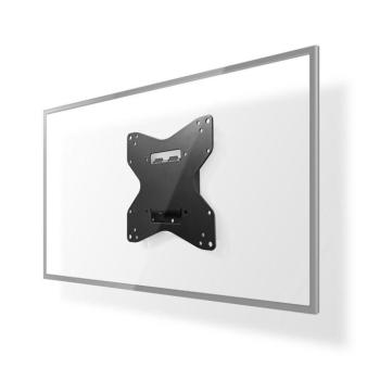 Fix TV fali tartó | 26 – 42 " | Maximális támogatott képernyő súly: 40 kg | Maximális fal távolság: 20 mm | Acél | Fekete kép
