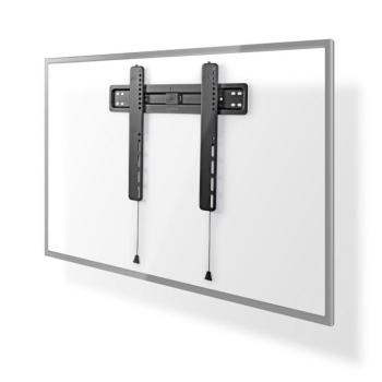 Fix TV fali tartó | 32 – 55 " | Maximális támogatott képernyő súly: 35 kg | Maximális fal távolság: 18 mm | Acél | Fekete kép