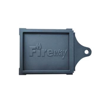 Füstcsőcsappantyú Z 103, Art Flame, 395×265 mm, öntöttvas, 700–950 ℃ hőállóság, tolómechanizmus kép