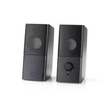 Gaming hangszóró | Hangszórócsatornák: 2.0 | USB-áramellátású | 3.5 mm Dugasz | 18 W | Világítás Nélkül | Hangerő szabályozás | Csatlakozó kimenet: 1x kép