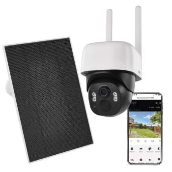 GoSmart Kültéri akkumulátoros kamera IP-1200 WASP wifivel és napelemmel kép