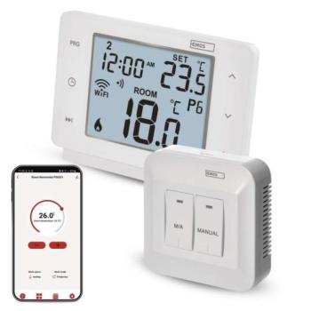 GoSmart Programozható vezeték nélküli szobatermosztát WiFi-vel P56211 kép