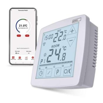 GoSmart Programozható vezetékes szobatermosztát WiFi-vel P56S01 kép