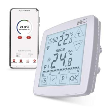 GoSmart Programozható vezetékes termosztát padlófűtéshez WiFi-vel P56S01F kép