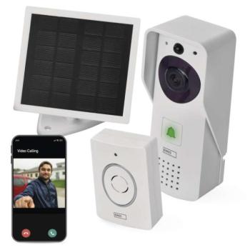 GoSmart Vezeték nélküli akkumulátoros video kaputelefon IP-09D wifivel és napelemmel kép