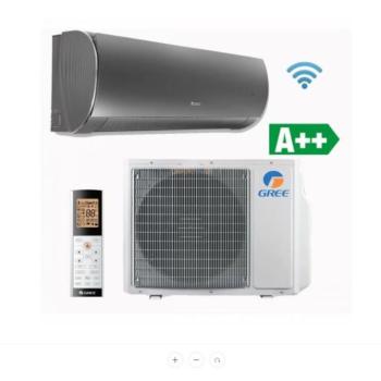 GREE Comfort X fekete DARK X Légkondícionáló GWH12AFC K6DNA2F, 3,5 kw, Inverteres split klíma szett WIFI HŰTŐ-FŰTŐ H tarifa AA+ és A+ kép
