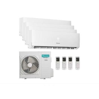 Hisense Energy Pro inverteres multisplit klíma szett QUAD kivitel 4db 3,5kw beltériegység 1db 10kw kültéri A+++ fűtésre optimalizált kép