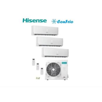 Hisense Energy Pro inverteres multisplit klíma szett TRIÁL kivitel 3db 3,5kw beltériegység 1db 7,2kw kültéri H-tarifa A+++ fűtésre optimalizált kép